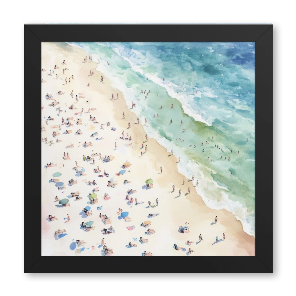 Beach Day Framed Print
