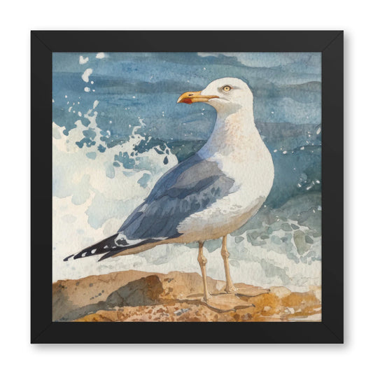 Seagull Framed Poster